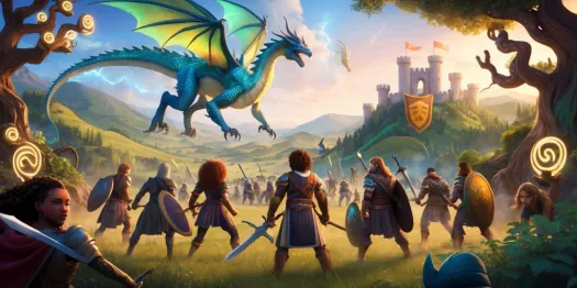 Clash of Critters: Evolving Strategy in a Dynamic Fantasy Realm