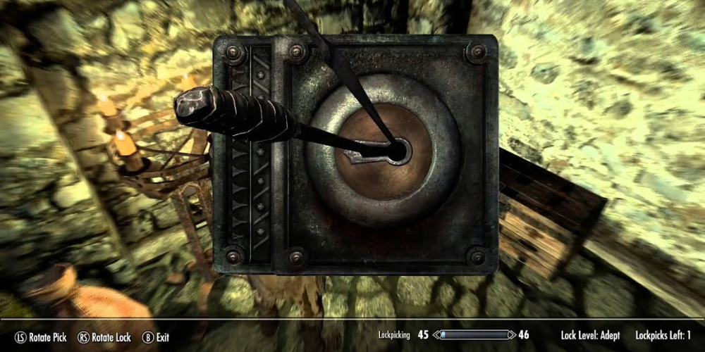  burglary skill skyrim game