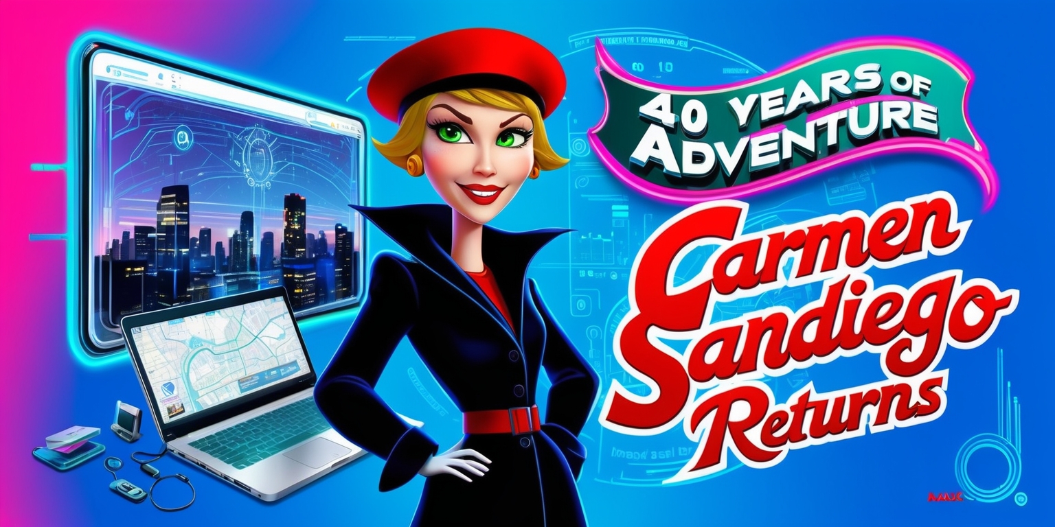Celebrating 40 Years of Adventure: Carmen Sandiego Returns with Exciting New Game Launch